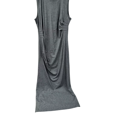 Witchery Womens Jersey Drape Size L Sleeveless Dress  Grey 
