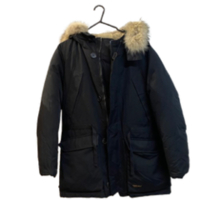  Covernat Sz M Jacket With Real Fur Trim Hood