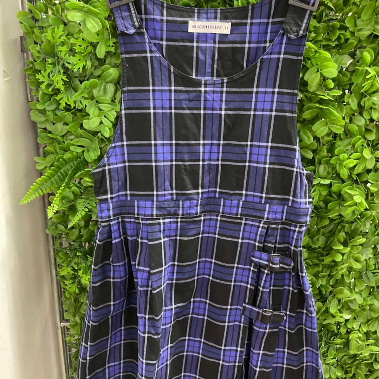 Black Friday Size 14 Checked Tunic Dress (s)