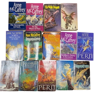 Lot of Anne McCaggrey Dragon Novels