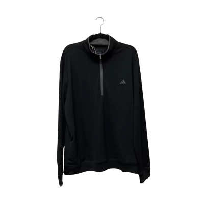 Adidas Mens Performance Golf Lightweight Half Zip Top Size L Black  