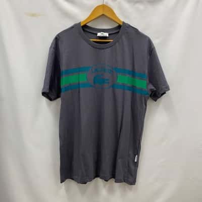 Lacoste Mens Tee Size XL Grey 