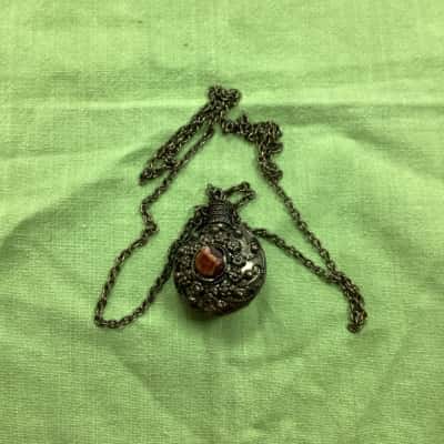  Womens perfume bottle on chain
