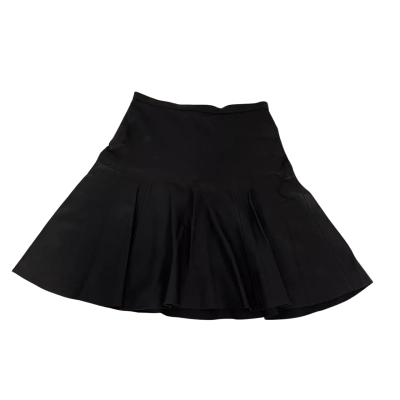 Witchery Womens Black Lamb Leather Skirt  