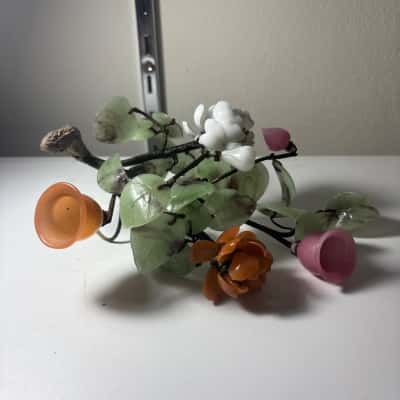 VTG Glass Candle Holder - EUC