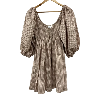 Seed Heritage Womens  Size 8 Mini Dress Nude / White