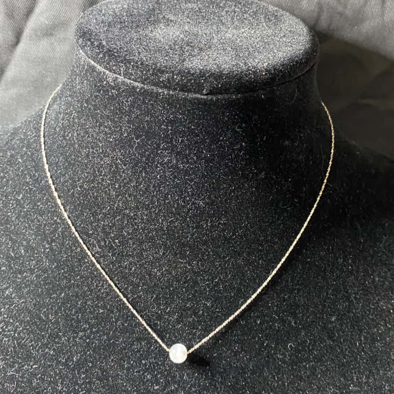 Silver 925 White Ball Necklace