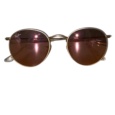 Ray-Ban Womens Sunglasses Round Flash lenses