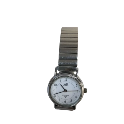  Q& Q Quartz Watch Stretchy Band Working 