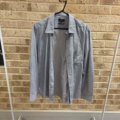 Rodd & Gunn Mens stripe dress shirt Size L 