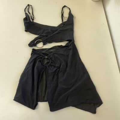 Outcast Black Bowie Mini Dress Size M 