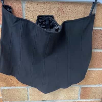 Bardot Womens  Size 8 Black  Corset Bustier 