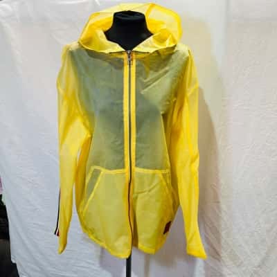 CALVIN KLEIN Size M Raincoat Yellow 