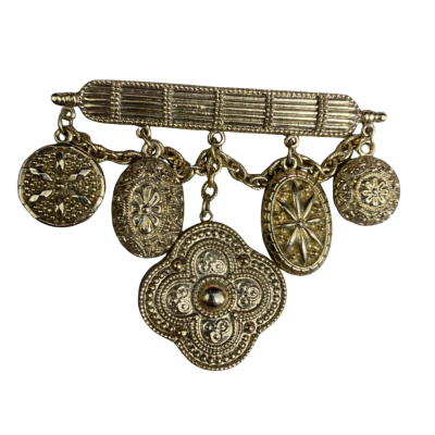 Vintage Womens Brooch Colour/Gold