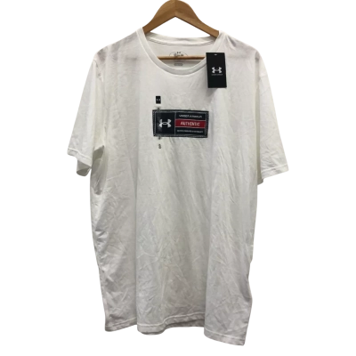 Under Armour Mens  Size XL Short Sleeve T-shirt White BNWT