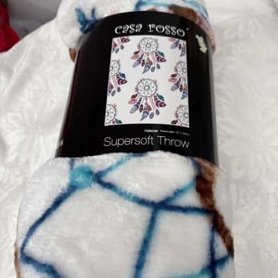 Super soft Throw - MINK Dream catcher pattern 