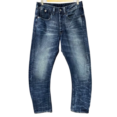 G-Star Raw Mens Size 30 Navy Blue Tapered Leg Jeans 