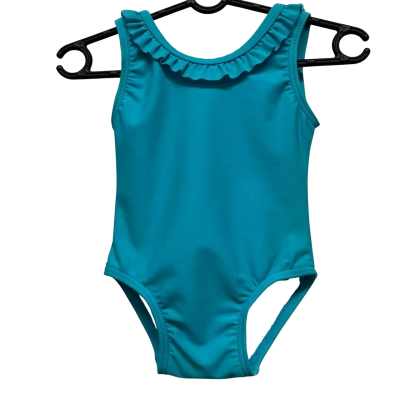  Cupid Girl Kids  Size 00 Blue Swimsuit