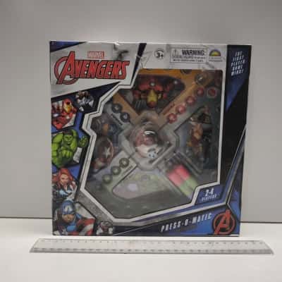 Marvel Avengers Press O Matic Board Game Crown Hasbro Complete Boxed