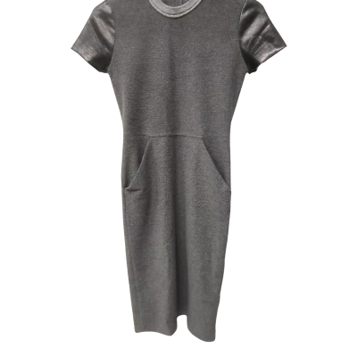 Scanlan Theodore Womens  Size 6 Party Dress Grey / Silver 