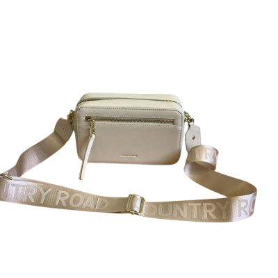 Country Road Women's Faux Leather Hard Case Cross Body Bag Cream 
