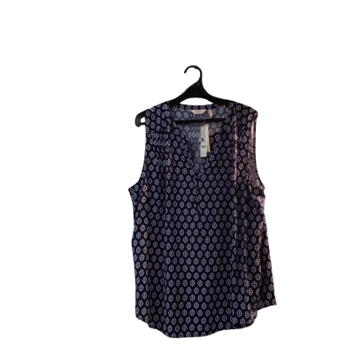 Millers Navy Spot Sleeveless