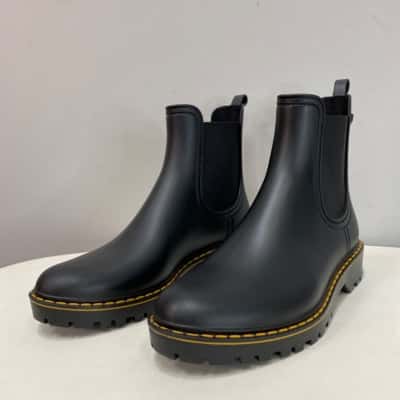 Igor  Trak Tri Womens  Size 38 , 7-7.5 Rain Boots Black  