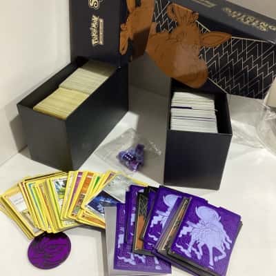 2 X Pokémon “SHINNING FATES” game two boxes of cards
