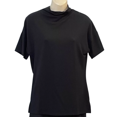 Seed Womens  Size S Crew Neck Top / Short Sleeve Top Black  
