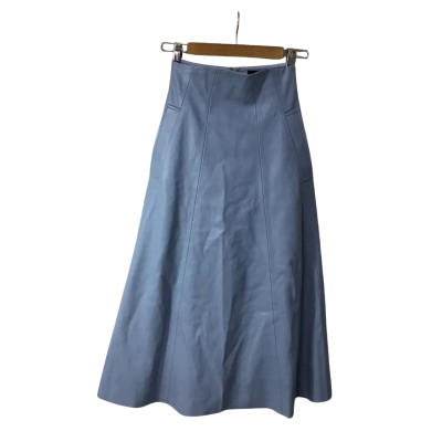 Saba Womens Size 4 Steel Blue Vegan Full Skirt (new)