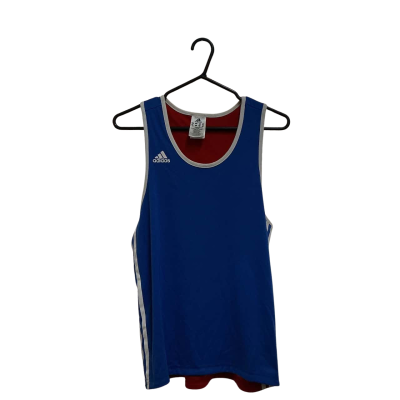 Adidas Mens  Size S Singlet  Blue 