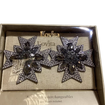 Lovita Womens Grey Charm Travel Pouch