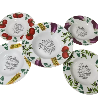 Maxwell & Williams Gusto pasta plate set of 5