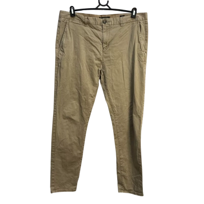French Connection Mens  Size 38 Straight Leg Pants Beige 