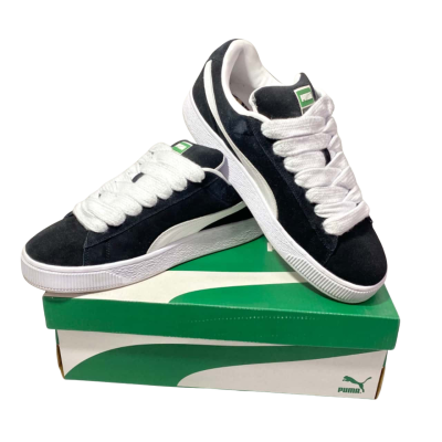 Puma Black / White Suede Sneakers Size 12