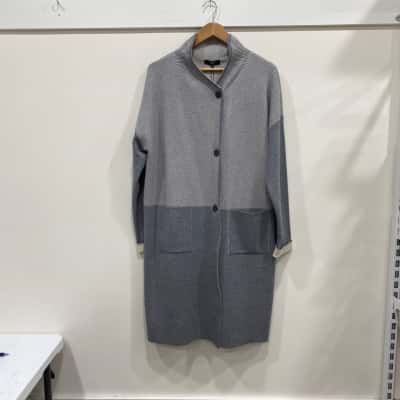 Jump Womens  Size XL Winter Coat Grey / White 