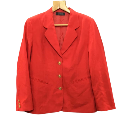 Vintage Fletcher Jones Women's  Size 12 Red Blazer 