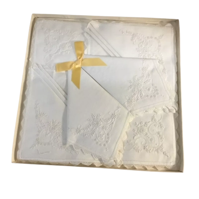 Vintage Handkerchiefs in box as pictured 
