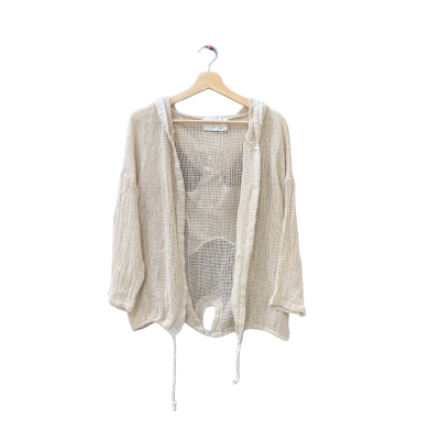 Donna Donna Size One Size Long Sleeve Top Beige 