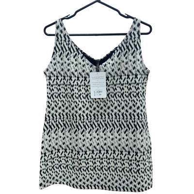 Motto Womens  Size 14 Black/White Singlet 