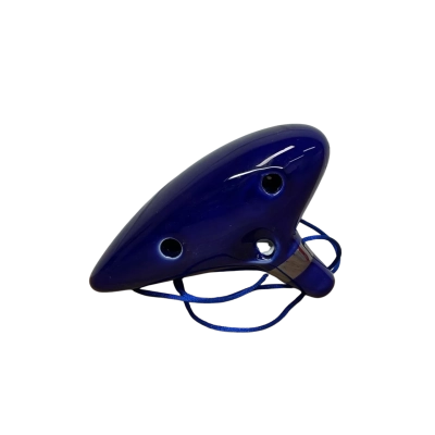 12-hole Alto C ocarina, a ceramic vessel flute