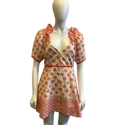 BNWT Alice McCall Women's Size 8 Want You Mini Dress Oatmeal 