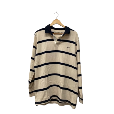 R.M. Williams Mens  Size XL Pullover Navy Blue / Nude 