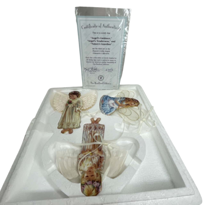 The Bradford Edition “Angels Guidance ,” “Angels Tenderness,” and “Natures Guardian”
