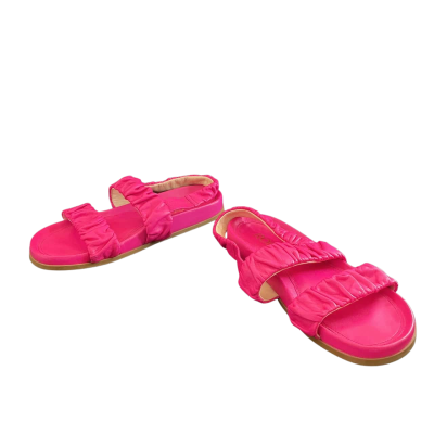 Rodo Womens  designer Size 39 Leather Sandals Pink  