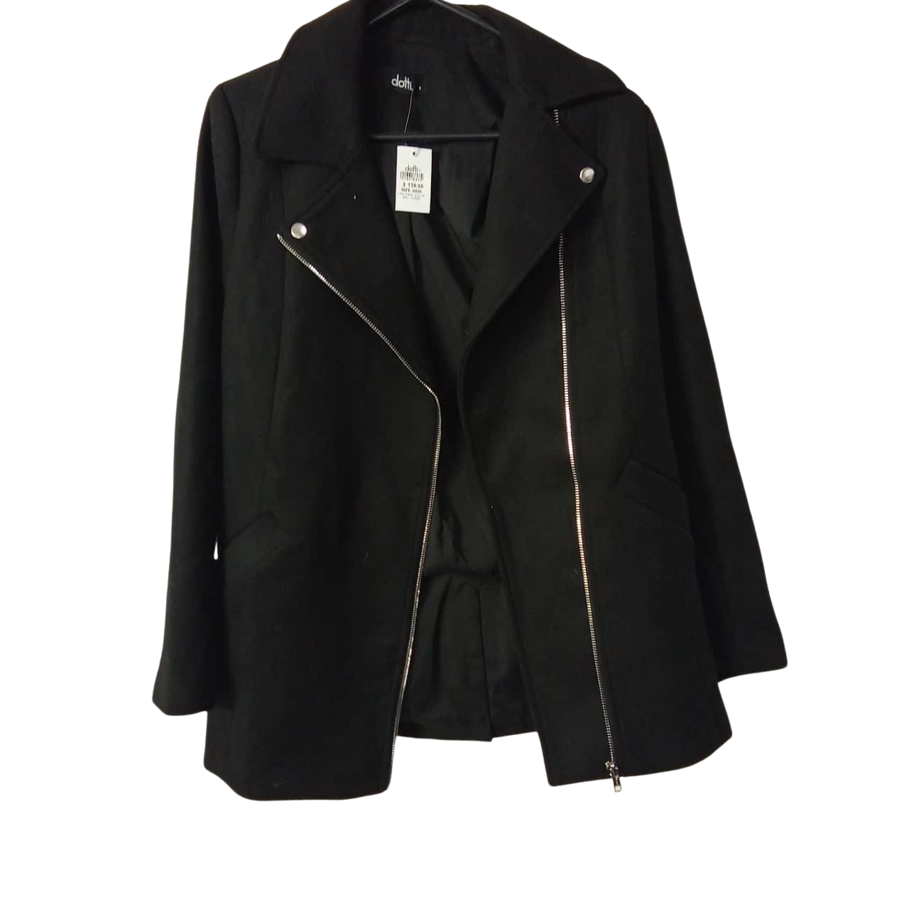 Dotti Ladies Black Jacket Size 6 NWT RRP 119.95(s)