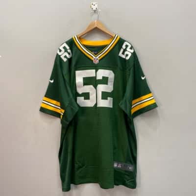NFL / Nike Green Bay Packers  #52 Matthew’s Size XXXL Jersey Green / Yellow 