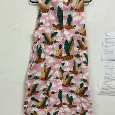 Princess Highway Womens  Size 14 Midi Dress / Sleeveless Dress  Pattern / Pink  