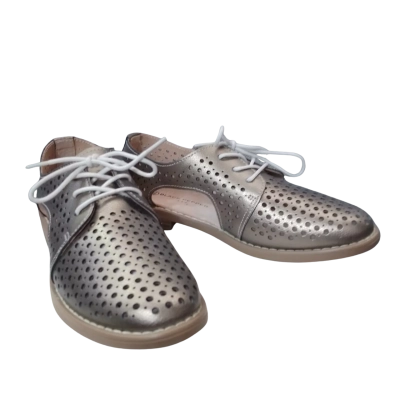 Black Pepper Women's  Size 38 Metallic Loafers 