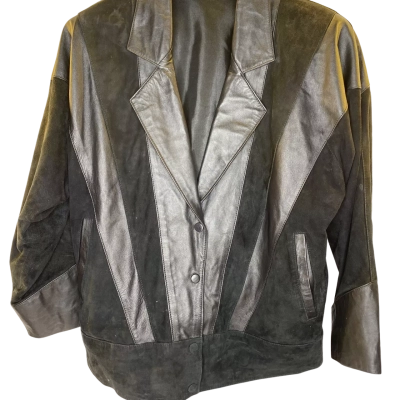 234 House of Leather Mens  Size M Leather Jacket Black  